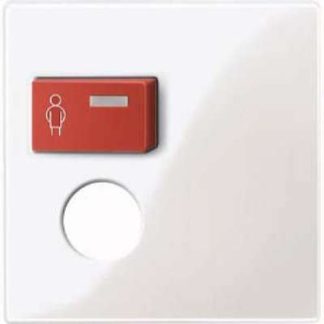 Белая/глянцевая центральная пластина для модуля вызова 450219