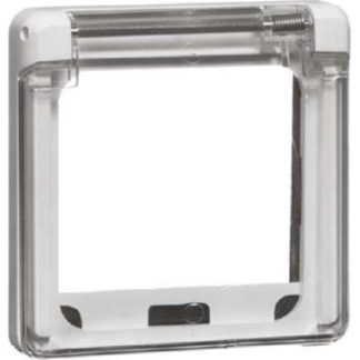 Белая/прозрачная накладка на раму для одиночного узла - рама из 1 элемента. Другое D 80.686 KLAR