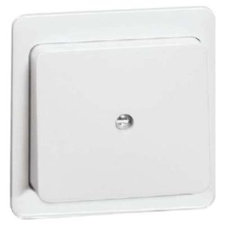 Средняя пластина - Открытое отверстие для кабеля, белый кремовый цвет, D 80.610 AT W