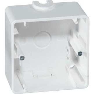 Корпус для поверхностного монтажа 1x чисто белый, горизонтальный/вертикальный - Корпус для поверхностного монтажа 1x белый D 95.691.02
