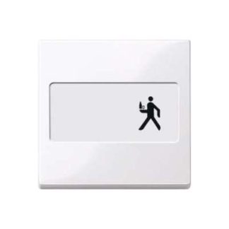 Накладка на переключатель/кнопку Rocker aws/gl с чертежным столом - белая, артикул 432325