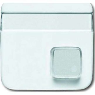 Белая крышка альпийского цвета с полем для маркировки - Белая накладка на переключатель/кнопку 1571 CN-214