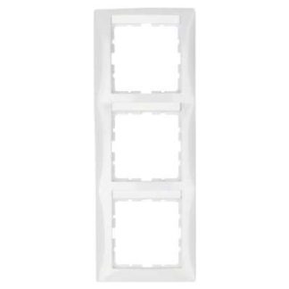 3-секционная рамка pws/gl с полем для этикетки - 3-секционная рамка белого цвета 10138919