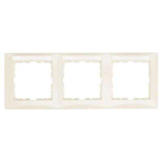 Рамка из 3 частей, ширина/высота, с полем для этикетки - рамка из 3 частей, белая 10238912