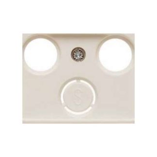 Глянцевая белая центральная пластина для антенны/разъема - Центральная крышка 12038982