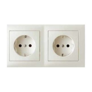 Комбинированный комплект из 2x WS/GL с рамой - электрическая розетка 47208982