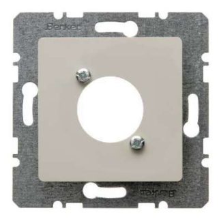 Белая центральная пластина для круглых разъемов - Центральная промежуточная крышка 141202