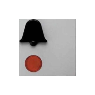 Накладка на переключатель Rocker polar white icon bell - белая 16511959