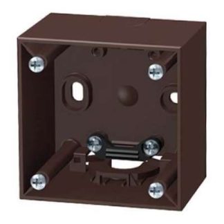 Встраиваемый корпус, 1 шт., высокая конструкция - Корпус для поверхностного монтажа, одноцветный, коричневый 911512511