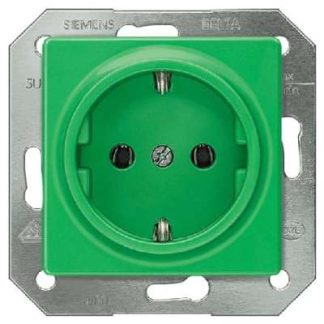 Розетка Schuko Delta Plus, зеленая - Вилка 5UB1512