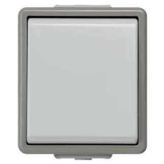 Коммутатор Delta Area - однополюсный, накладной, серый 5TA4701