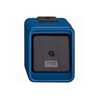 Переключатель-качелька с синим крестом 16AX 250V - Промежуточный переключатель (370775)