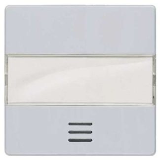 Переключатель-качелька с аварийной панелью подогрева. Delta Vita, алюминий/металл - накладка на переключатель/кнопку.