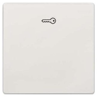 Переключатель-качелька с символом открытой двери в стиле Delta, частично - накладка на переключатель/кнопку, белая, 5T...