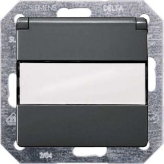 Складная этикетка SCHUKO-carbon I-syst с защитой контактов - Розетка 1 шт. 5UB1922