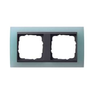 Рамка для фоторамки, двойная, непрозрачная, мятного цвета, с отделкой Anth.ZL, Event - Двустворчатая рамка, зеленая, 021285