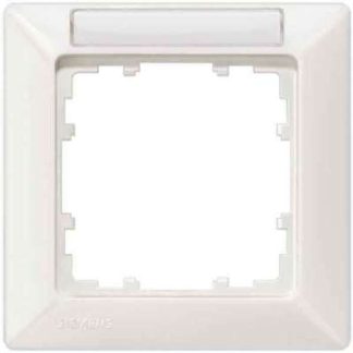 Однорамочный формат 80x80 мм ti/ws - одностворчатая рамка белого цвета 5TG2551-1