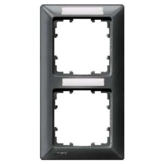 Двойная рама 151x80 мм для автомобилей/мотоциклов - двухсекционная алюминиевая рама 5TG2552-8