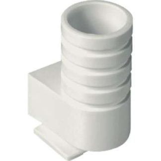 Введение белых заглушек для труб диаметром до 16 мм, устанавливаемых на поверхность. 13