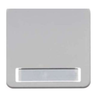 Переключатель-качелька, белый/глянцевый, с полем для маркировки - Крышка переключателя/кнопки, белая, 1...