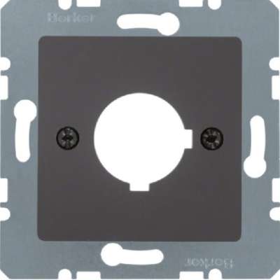 Центральная пластина 22,5 мм, матовый антрацит - Базовый элемент с переходной пластиной 14321606