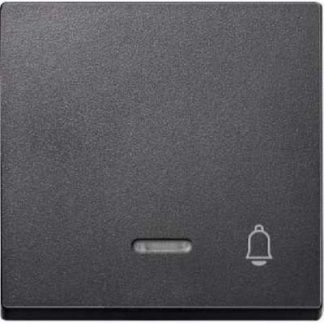 Окно управления с качающейся кнопкой, звонок с антрацитовым рисунком 430814