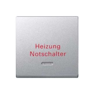 Обогрев с алюминиевой печатью на окошке управления — крышка переключателя/кнопки...