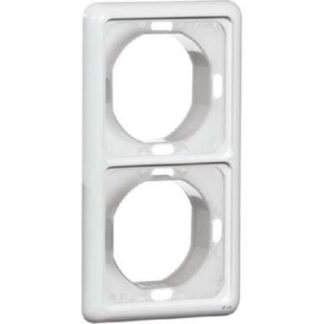 Двойная рама, белая, горизонтальная/вертикальная - 2-секционная рама, белая D 80.672 WU W