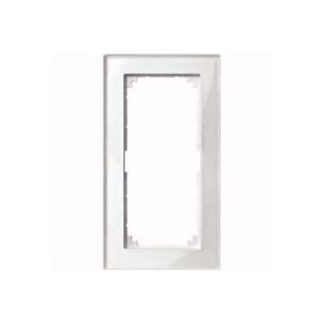 Рамка со стеклом 2x bril/ws без центрального стержня - Рамка одностворчатая, белая 487819