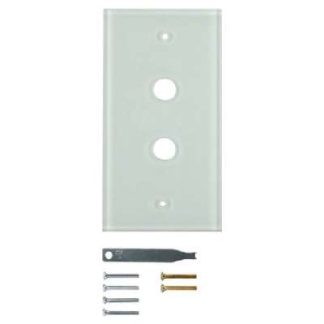 Стеклянная тарелка 2 шт. - Рамка 2 шт., белая, 1392