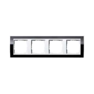 Четырехсекционная рамка, прозрачно-черная - Четырехсекционная рамка черная 0214733