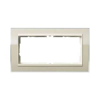 Двойная или латунная обложка для прозрачной кремово-белой праздничной рамки k - Двустворчатая рамка 100...