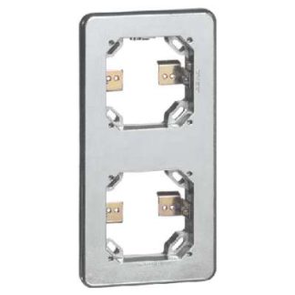 Двойная алюминиевая рама для устройств, устанавливаемых заподлицо - Двойная алюминиевая рама D 382.69 AGU WU