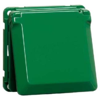 Крышка розетки SCHUKO gn 16A 250V - Розетка (гнездо) D 6711.42 K