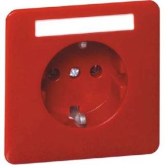 Розетка SCHUKO красная 16A 250V 2-контактная EDP - защитный контакт розетки красный D 80.6511 ...