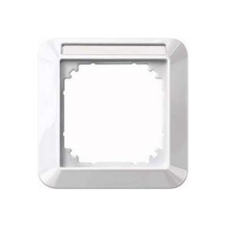 Рамка 1f.pws/gl, держатель этикеток - одностворчатая белая рамка 387119