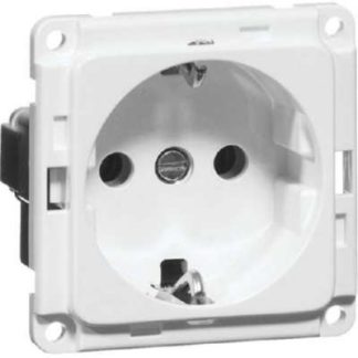 Розетка SCHUKO оранжевая 16A 250V - Защитный контакт розетки оранжевый D 6511.33 ME SI
