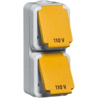 Американская двухпозиционная розетка, серо-зеленая - Комбинированный выключатель/розетка D 6672/15...