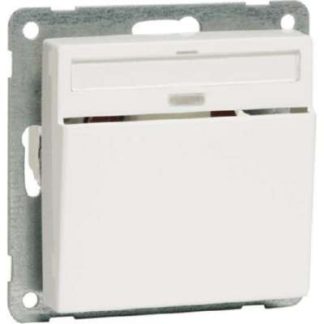 Карточный выключатель для гостиничных номеров, чисто белый, однополюсный, для освещения D 20.556.022 HC GLK
