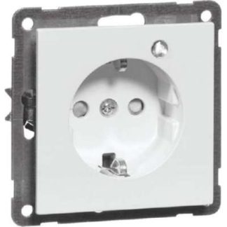 Розетка SCHUKO черная, 16 А, 250 В, 2 контакта - Комбинированный выключатель/настенная розетка D 20.6511.192 K