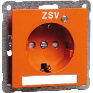 Розетка SCHUKO оранжевая 16A 250V 2-контактная ZSV - Комбинированный выключатель/розетка D20....