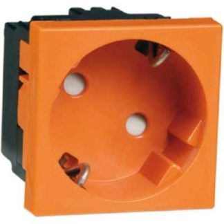 Розетка SCHUKO, 1 шт., оранжевая, 16A, 250V, 2 контакта, 33G D 6211.33 EMS SI WI