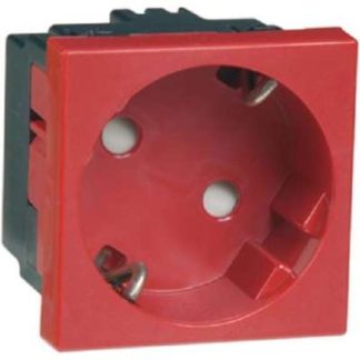 Розетка SCHUKO, 1 шт., красная, 16 А, 250 В, 2 контакта, 33G D 6211.36 EMS SI WI