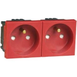 Двусторонняя розетка - Комбинированный выключатель/настенная розетка B 6272.36 EMS SI