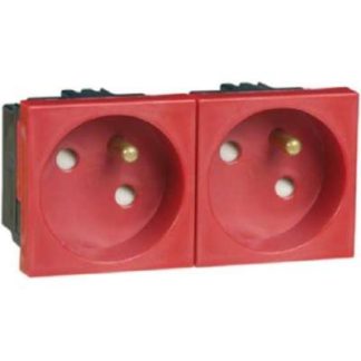 Двусторонняя розетка - Комбинированный выключатель/настенная розетка B 6272.36 EMS SI WI