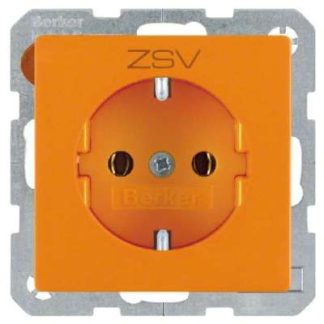 Розетка SCHUKO с оранжевой маркировкой - Розетка (47436007)