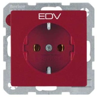 Розетка SCHUKO с красной надписью - Розетка (47436022)