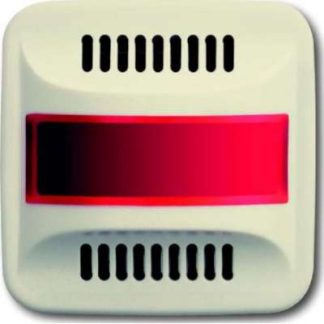 Центральный диск бело-красный + нейтральный купол - Кремово-белый сигнальный кожух 1573 C-212