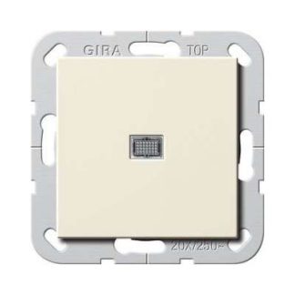 Тумблерный переключатель от 2p cws control - 2-полюсный встраиваемый переключатель кремово-белого цвета 283401
