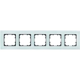 Рамка с 5 стеклами Delta Miro, белая - Рамка из 5 частей 5TG1205-1